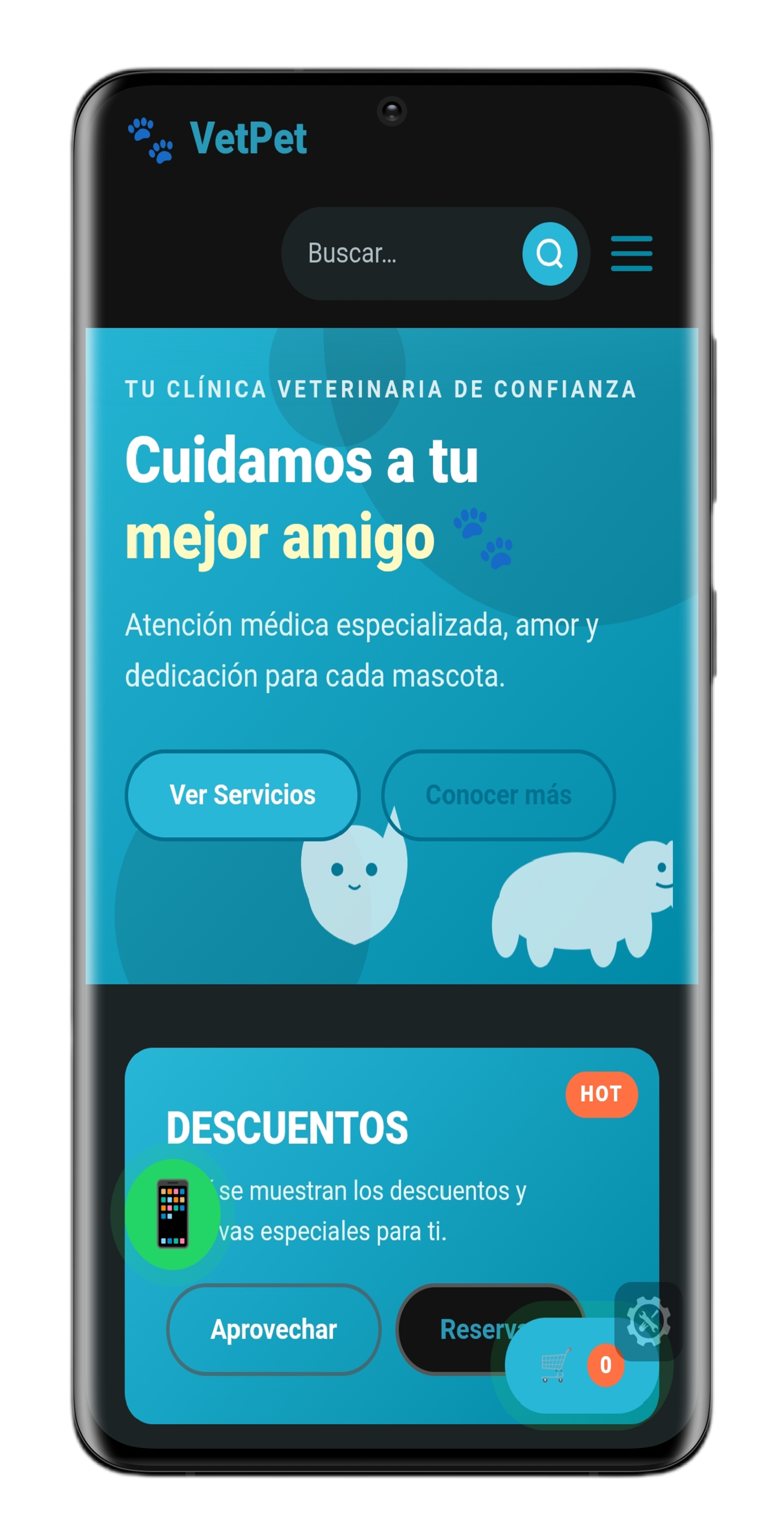 Sitio Web Profesional para Veterinarias